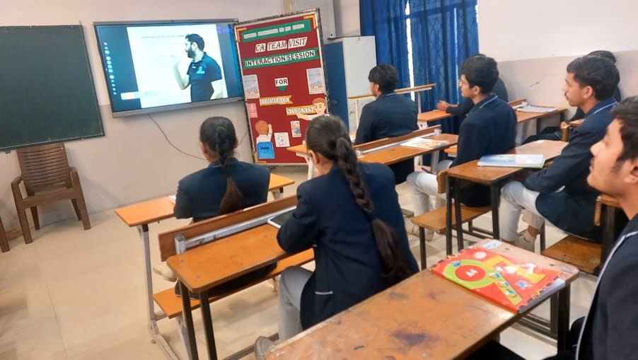 CA Team Visit interaction session for commerce students