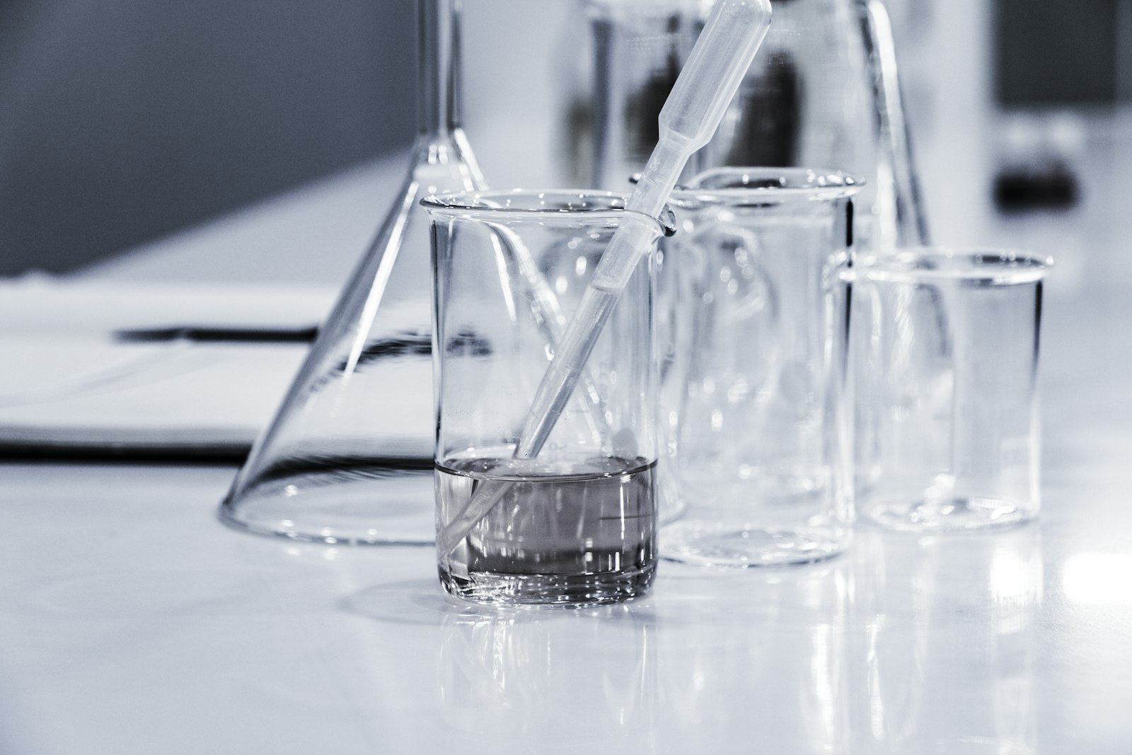 Researcher working in a science laboratory